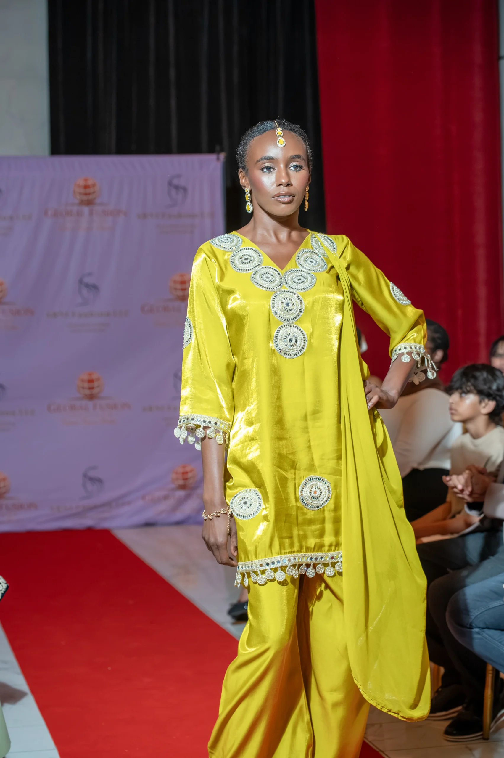 Global Fusion Fashion Week model