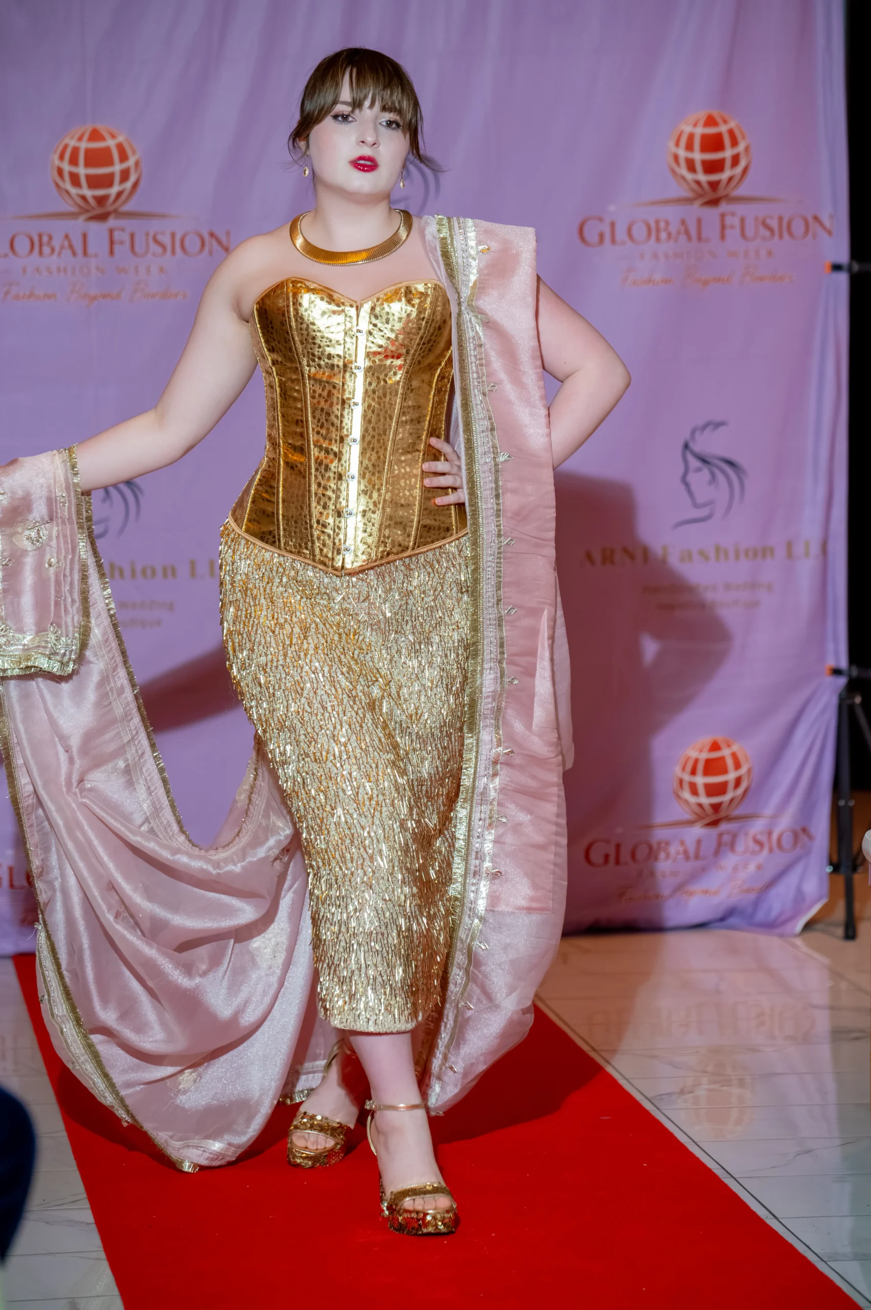 Global Fusion Fashion Week runway